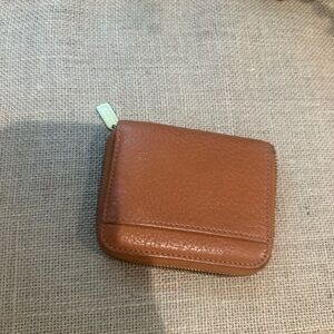 Coach Brown Leather Key Card Holder
